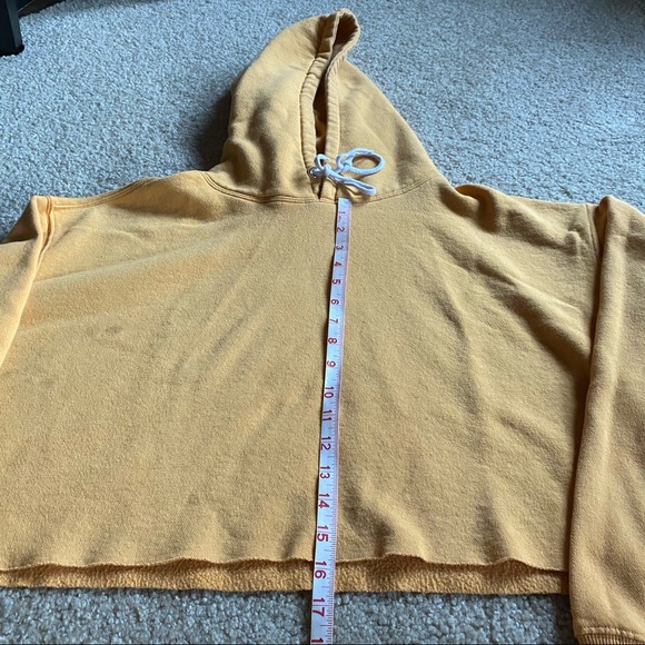 Sweatshirt, Cropped Tropical Orange Wild Fable - Picture 3 of 7